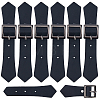 8 Sets PU Leather Sew on Toggle Buckles AJEW-HS0001-54C-1