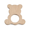 Natural Beech Wooden Baby Teething Toys WOOD-U003-14-3