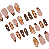 Leopard Print Plastic Full Cover Press On False Nails MRMJ-WH20008-24-7