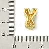 Rack Plating Brass Clear Cubic Zirconia Pendants KK-S378-01G-Y-3