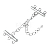Brass Chain Extender and Lobster Claw Clasps KK-E259-N-NR-2