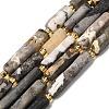 Natural Bumblebee Jasper  Beads Strands G-D353-A12-2