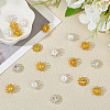 20Pcs 2 Colorss Brass Beads FIND-ME0002-79-5