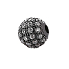 CZ Brass Micro Pave Grade AAA Clear Color Cubic Zirconia Round Beads LS-KK-O065-6mm-05B-NR-1