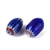Handmade Millefiori Glass Barrel Beads LS-LA-N002-04D-2