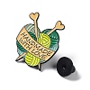 Knitting Theme Enamel Pins JEWB-H018-01EB-02-3