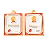 Graduation Season Alloy Pendants AL-B001-01G-B-1