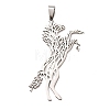 201 Stainless Steel Big Pendants STAS-F368-01P-1