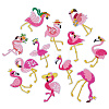 12Pcs Polyester Embroidery Cloth Iron On Patches DIY-WH0671-480-1