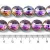 Electroplate Transparent Glass Beads Strands EGLA-M032-01A-FR-4