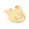 Brass Open Cuff Rings RJEW-P098-22G-2