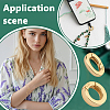 4Pcs 2 Styles 925 Sterling Silver Spring Gate Rings STER-PH0004-32G-5