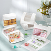 Square Paper Storage Gift Boxes with Clear Visible Window CON-WH0095-65B-5