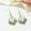 Heart Alloy Dangle Earrings EJEW-JE05572-2