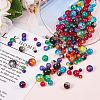 1500Pcs 24 Style Spray Painted Crackle Glass Beads CCG-SZ0001-12-4