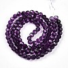 Baking Paint Transparent Glass Beads X1-DGLA-A035-T6mm-A09-3