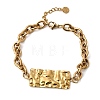 Women's 304 Stainless Steel Bracelets BJEW-K264-02A-G-4