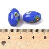 Handmade Millefiori Glass Beads LAMP-U004-02-5