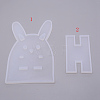Rabbit Cellphone Holder Silicone Molds DIY-WH0176-14-1