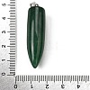 Natural Green Aventurine Pointed Pendants G-F820-12S-3