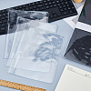 Transparent PVC Book Cover OFST-WH0004-105A-4