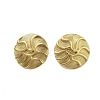 Ion Plating(IP) 304 Stainless Steel Stud Earrings for Women EJEW-N054-34G-1