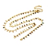 Brass Cable Chain Necklace Making KK-K337-12G-09-1