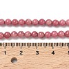 Natural Rhodonite Round Bead Strands G-G735-09-4mm-2