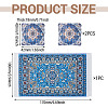 Turkish Style Mini Nylon Carpets AJEW-TA0003-66A-4
