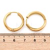 316 Surgical Stainless Steel Hoop Earrings for Women EJEW-G429-01C-G-5