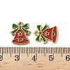 304 Stainless Steel Enamel Pendants STAS-L300-012G-08-3