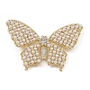 Alloy Rhinestone Brooch for Clothes Backpack JEWB-Q030-54G-1