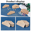   100Pcs 2 Style Plastic Earring Display Paper Cards DIY-PH0002-94-5