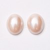 Acrylic Imitation Pearl Cabochons MACR-E007-8x10mm-FP50-1