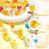 45Pcs 9 Styles Wine Transparent Resin Cabochons CRES-CJZ0009-02-3