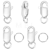 3Pcs 925 Sterling Silver Lobster Claw Clasps STER-SC0001-72-7
