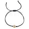 Brass Beads Braided Bead Bracelets BZ6488-3-1
