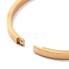3Pcs 3 Color Ion Plating(IP) 304 Stainless Steel Classic Simple Plain Bangle BJEW-B055-05-4