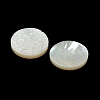 Carved Natural White Shell Cabochons SSHEL-N038-06B-09-2