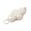 Natural Keshi Pearl Pendants PALLOY-JF02900-01-5