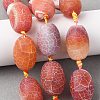 Natural Weathered Agate Beads Strands G-A311-C01-01-1