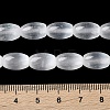 Macaron Color Natural Selenite Beads Strands G-B102-A01-09-4