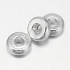 Flat Round Brass Spacer Beads LS-KK-E738-65C-S-1