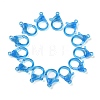 Transparent Plastic Lobster CLaw Clasps KY-H005-A09-1