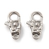 Brass Lobster Claw Clasps X-KK-R216-18B-P-1