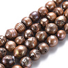 Natural Baroque Pearl Keshi Pearl Beads Strands PEAR-S021-197B-02-1