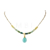 Natural Malaysia Jade Pendant Nekclaces NJEW-JN05917-03-2