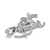 Non-Tarnish 304 Stainless Steel Pendants STAS-D165-14P-02-3