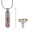 DIY Stainless Steel Pendant Necklaces Making Kits DIY-CN0003-75RG-1