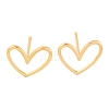 Brass Stud Earrings X-KK-S348-124-1